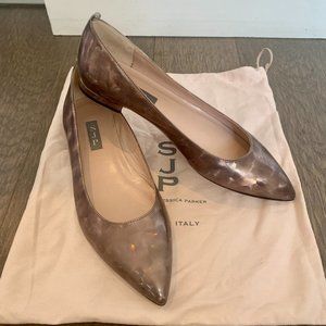 SJP by Sarah Jessica Parker Women's Story Pointed Toe Flat Ballet